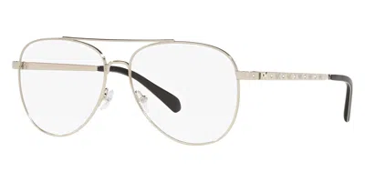 Michael Kors Women's 54mm Light Gold Opticals In White