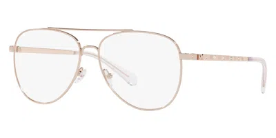 Michael Kors Women's 54mm Rose Gold Opticals In White