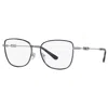 Michael Kors Women's 54mm Silver Blue Tortoise Opticals In Multi