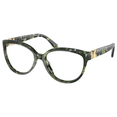 Michael Kors Women's 55mm Amazon Green Tortoise Opticals In Multi