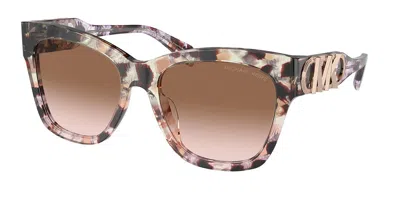 Michael Kors Women's 55mm Pink Tortoise Sunglasses In Multi