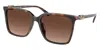 Michael Kors Canberra Brown Gradient Square Ladies Sunglasses Mk2197f 3006t5 58 In Brown