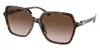 Michael Kors Logo-plaque Sunglasses In Brown
