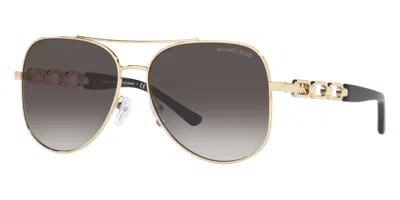 Michael Kors Women's 58mm Light Gold Sunglasses In Brown