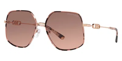 Michael Kors Women's 59mm Rose Gold / Pink Tortoise Sunglasses In Multi