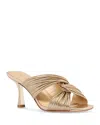 Michael Kors Ichael Kors Alessia Metallic Mule Sandal