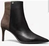 Michael Kors Women's Alina Flex Pointed Toe Logo Booties In Black In Black
