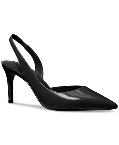 Michael Kors Women's Alina Flex Slingback Pumps In Black Leather