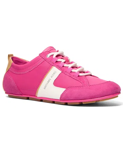 Michael Kors Women's Almond Toe Keely Trainer Sneakers In Pink