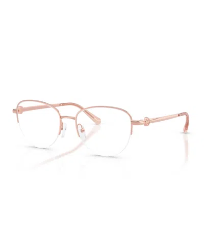 Michael Kors Women's Antiparos Eyeglasses, Mk3109 In Rose Gold