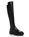 Michael Kors Leather Boot In Black