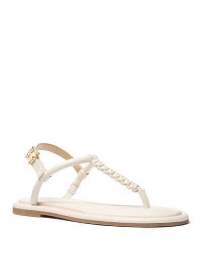 Michael Kors Women's Audrina Thong Sandals In Burgundy