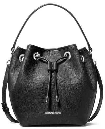 Michael Kors Women's Avery Bucket Messenger Handbag In Black