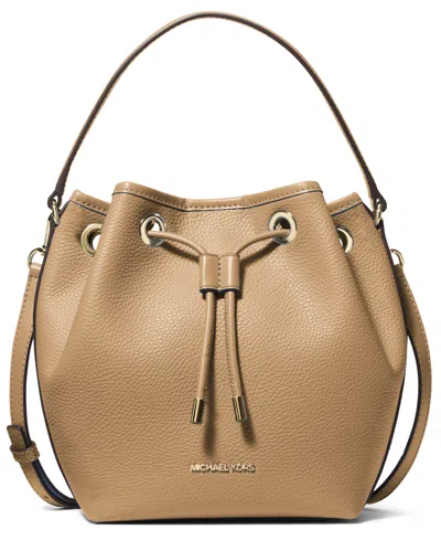 Michael Kors Women's Avery Bucket Messenger Handbag In Brown