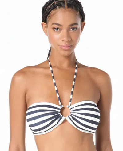 Michael Kors Women's Bandeau Neck Bikini Top In Multi