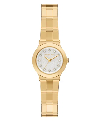 Michael Kors Women's Billie Three-hand Gold-tone Stainless Steel Watch, 26mm