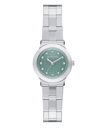 Michael Kors Women's Billie Three-hand Rose Silver-tone Stainless Steel Watch, 26mm