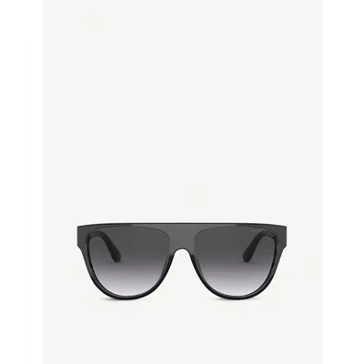Michael Kors Womens Black Mk2111 Barrow Flat-top Sunglasses
