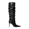 Michael Kors Slouchy Pointed-toe Boots In Black