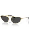 Michael Kors Women's Buenos Aires Sunglasses, Mk1164 In Yellow Gold Shiny