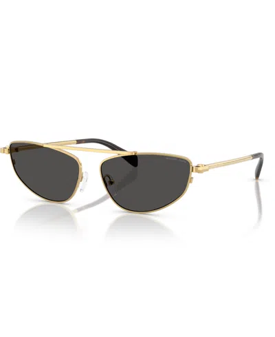 Michael Kors Women's Buenos Aires Sunglasses, Mk1164 In Yellow Gold Shiny