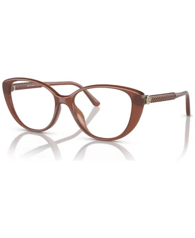 Michael Kors Women's Cat Eye Eyeglasses, Mk4102u 53 In Milky Primrose