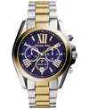 Michael Kors Bradshaw Chronograph Blue Dial Ladies Watch Mk5976 In No Color