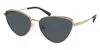 Michael Kors Woman Sunglass Mk1140 Cortez In Gold