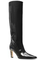 Michael Kors Women's Darrah Wide Calf Heeled Boots In Black