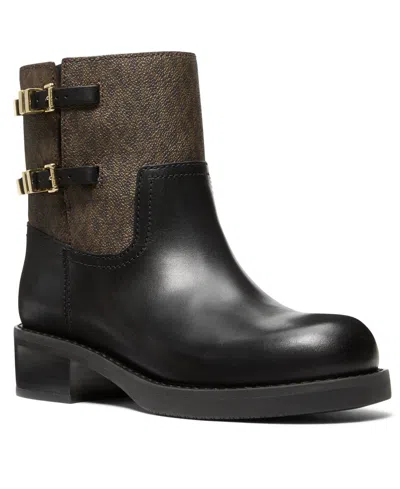 Michael Kors Women's Darrington Flat Boots In Animal Print