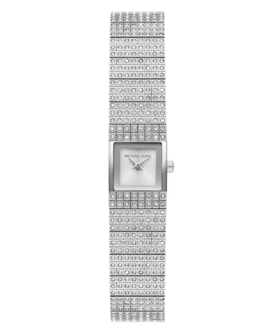 Michael Kors Women's Darrington Two-hand Silver-tone Stainless Steel Watch, 14mm