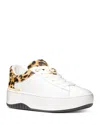 Michael Kors Women's Dottie Lace Up Sneakers In White