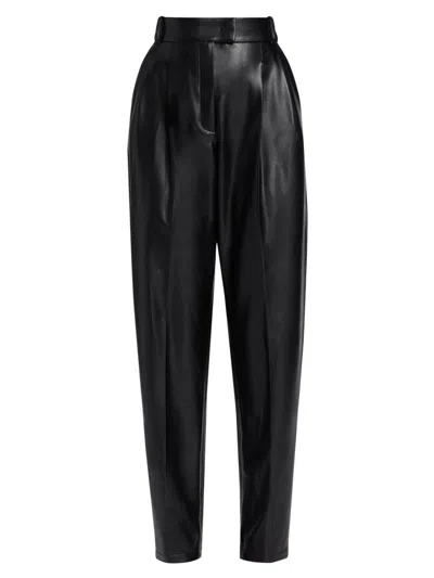 Michael Kors Dru Pleated Trousers In Black