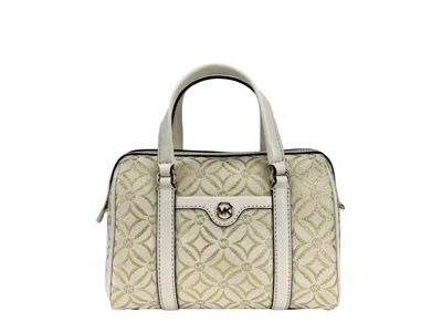 Michael Kors Women's Duffle Crossbody Handbag In Pale Gold Multi