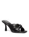 Michael Kors Women's Elena High Heel Mules In Black