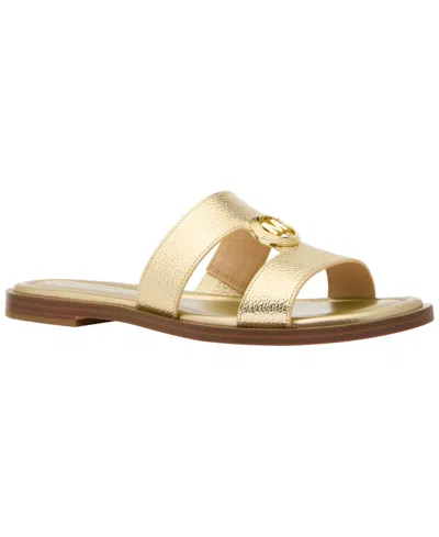 Michael Kors Women's Erin Flat Sandals In Gold