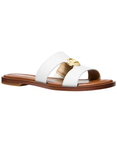 Michael Kors Women's Erin Flat Sandals In White