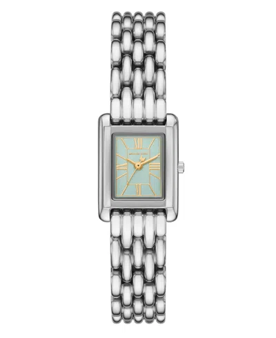 Michael Kors Women's Essex Quartz Three-hand Silver Stainless Steel Watch 27mm In Metallic