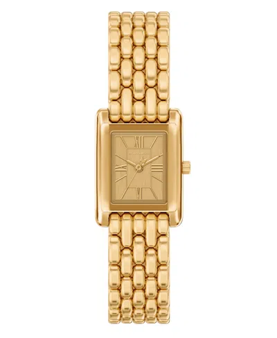Michael Kors Women's Essex Three-hand Gold-tone Stainless Steel Watch, 20mm