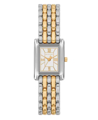 Michael Kors Women's Essex Three-hand Two-tone Stainless Steel Watch, 20mm In Multi
