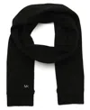 Michael Kors Women's Exposed Seam Scarf In Black