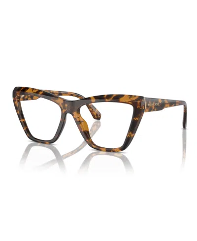 Michael Kors Women's Eyeglasses, Mk4118u In Brown