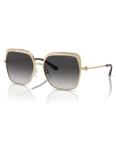 MICHAEL KORS WOMEN'S GREENPOINT SUNGLASSES, MIRROR MK1141