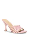 Michael Kors Haisley Leather Sandal In Multi