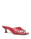 Michael Kors Women's Haisley Kitten Heel Sandals In Red