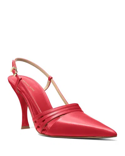 Michael Kors Women's Haisley Slingback Pumps In Red
