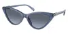 Michael Kors Womens Blue Mk2195u Harbour Island Cat Eye-frame Acetate Sunglasses In Blue