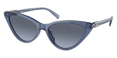Michael Kors Womens Blue Mk2195u Harbour Island Cat Eye-frame Acetate Sunglasses