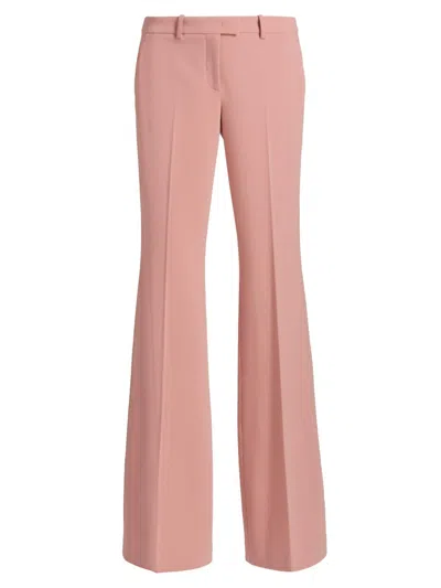Michael Kors Women's Haylee Flare Trousers In Pink