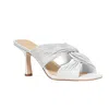 Michael Kors Alessia Mule In White Leather